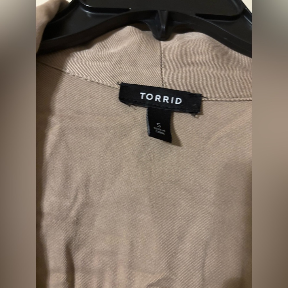 Torrid Drape Front Anorak Jacket - image 4